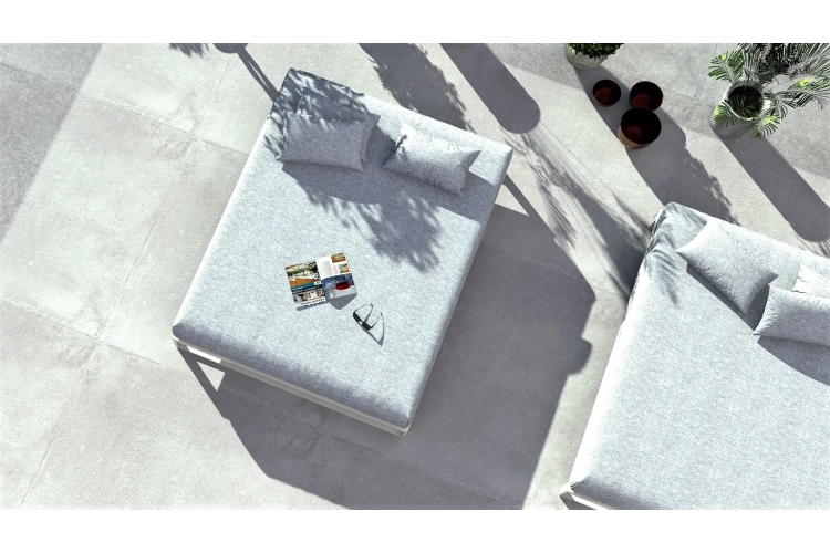 Leżanka ibiza w kolorze biała