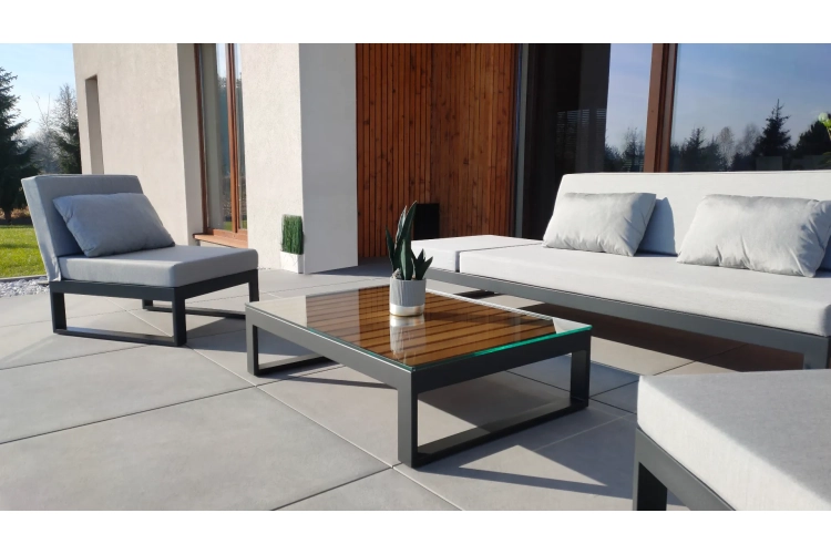 Meble ogrodowe alicante szary