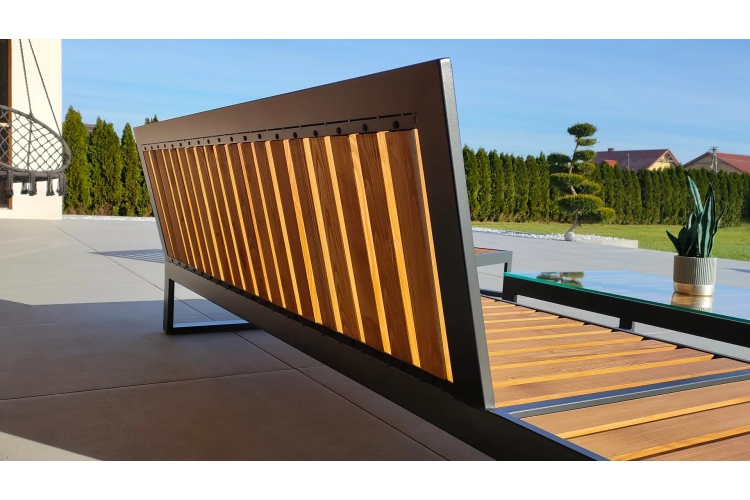 Meble ogrodowe alicante szary