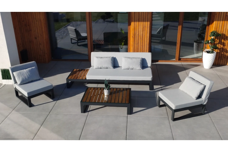 Meble ogrodowe alicante szary