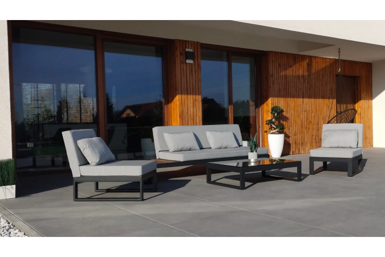 Meble ogrodowe alicante szary