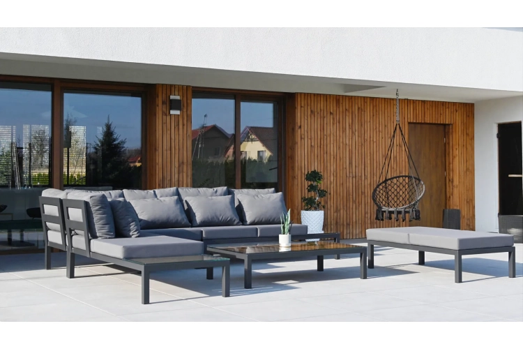 Meble ogrodowe almeria grafit