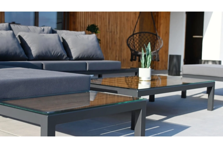 Meble ogrodowe almeria grafit