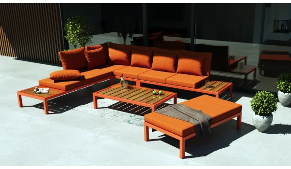 Meble ogrodowe almeria orange