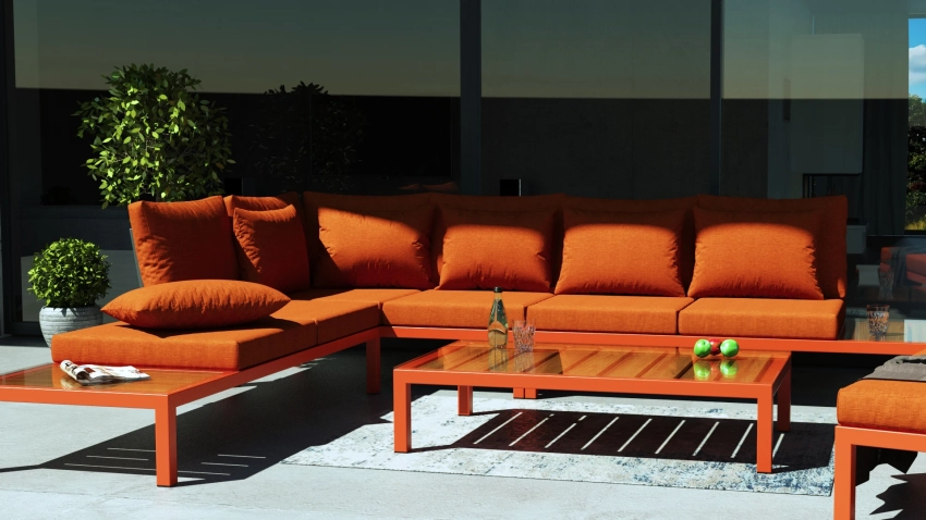 Meble ogrodowe almeria orange