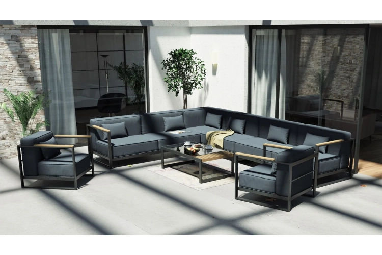 Meble tarasowe madera grafit