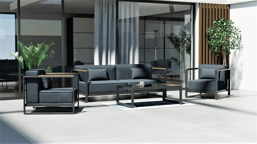 Meble madera lite grafit