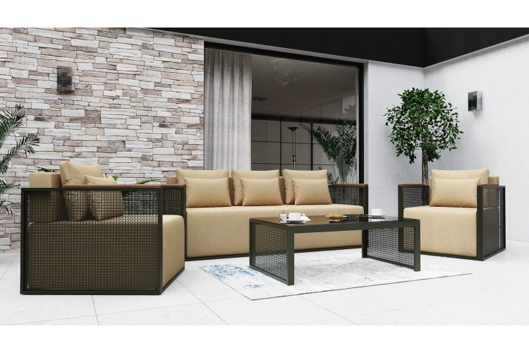 Zestaw Mebli Ogrodowych Marbella Lite - Beżowy