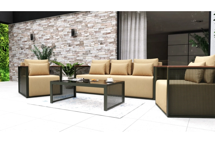 Zestaw Mebli Ogrodowych Marbella Lite - Beżowy