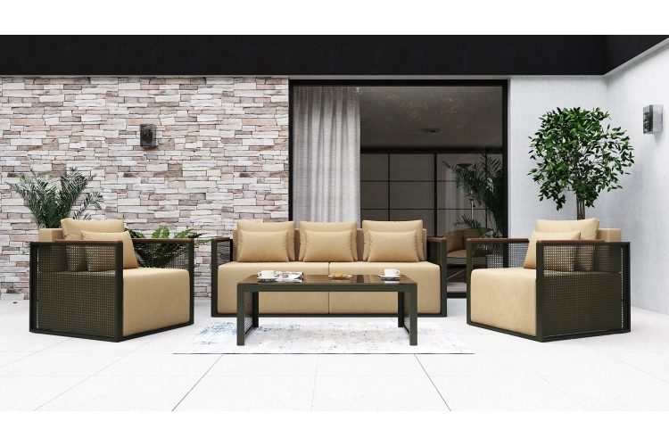 Zestaw Mebli Ogrodowych Marbella Lite - Beżowy