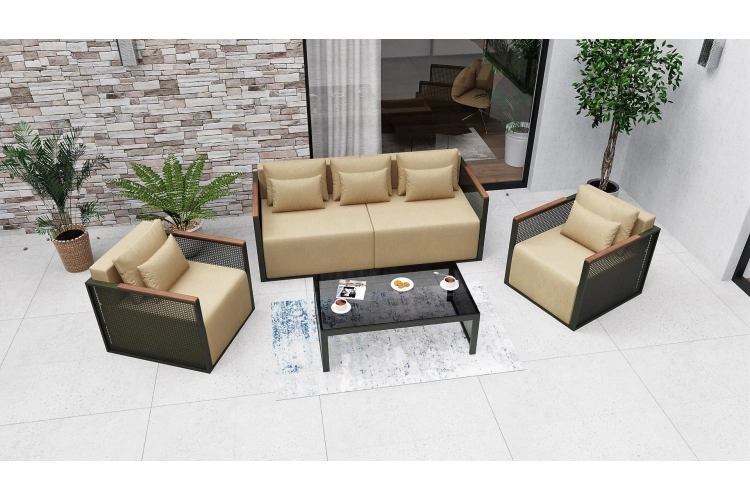 Zestaw Mebli Ogrodowych Marbella Lite - Beżowy