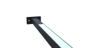 Lampa ogrodowa inox w kolorze grafitowym